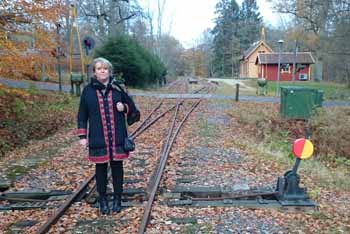 Lena vid Gräfsnäs station